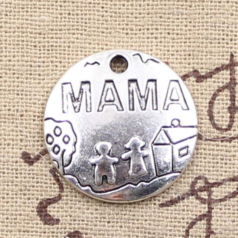 Jewelry Making 4 Year Old - Colgantes de Color plata antigua para
