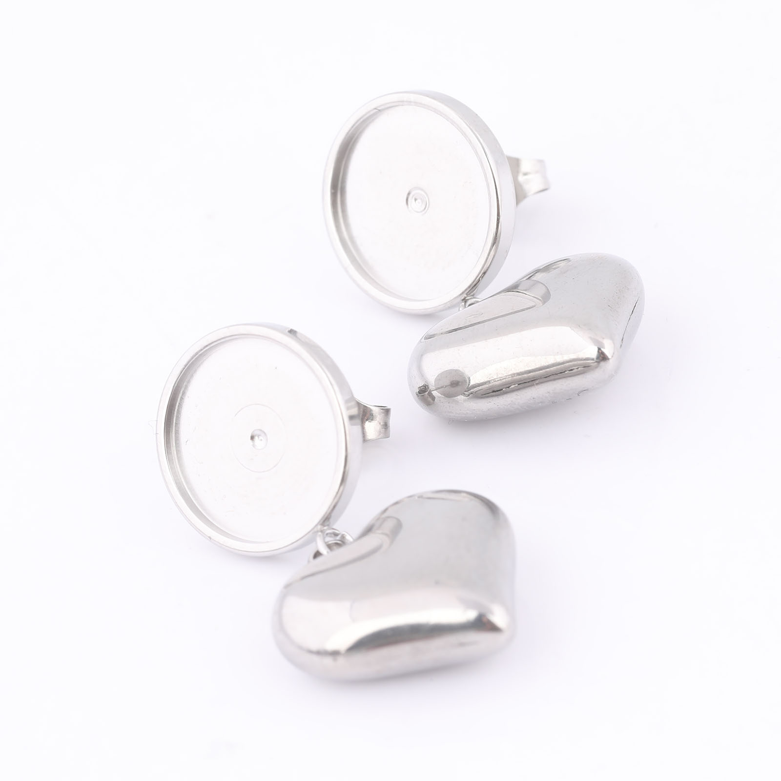 Pendientes de cabujón de 12mm  - Jewelry Making Soldering Kit reseña y precio