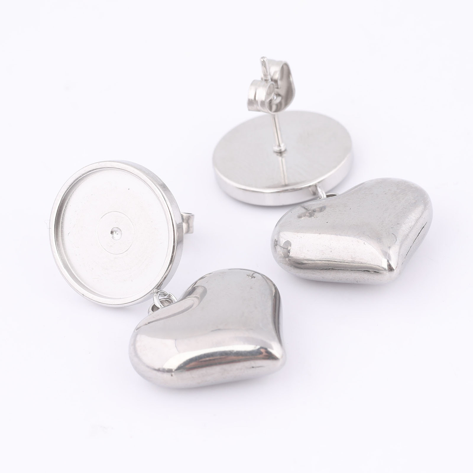 Pendientes de cabujón de 12mm  - Jewelry Making Soldering Kit reseña y precio