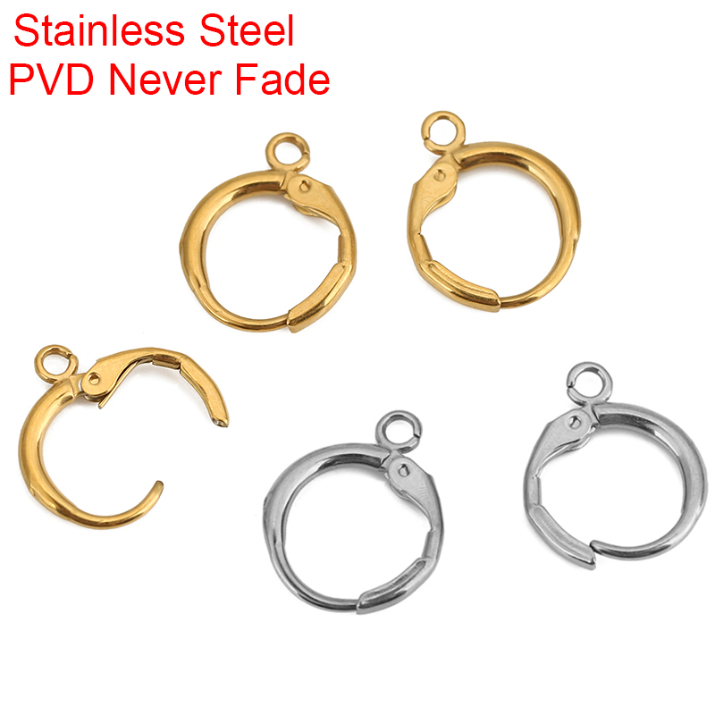 10 Uds. De ganchos para pendie - Jewelry Making Metals reseña y precio