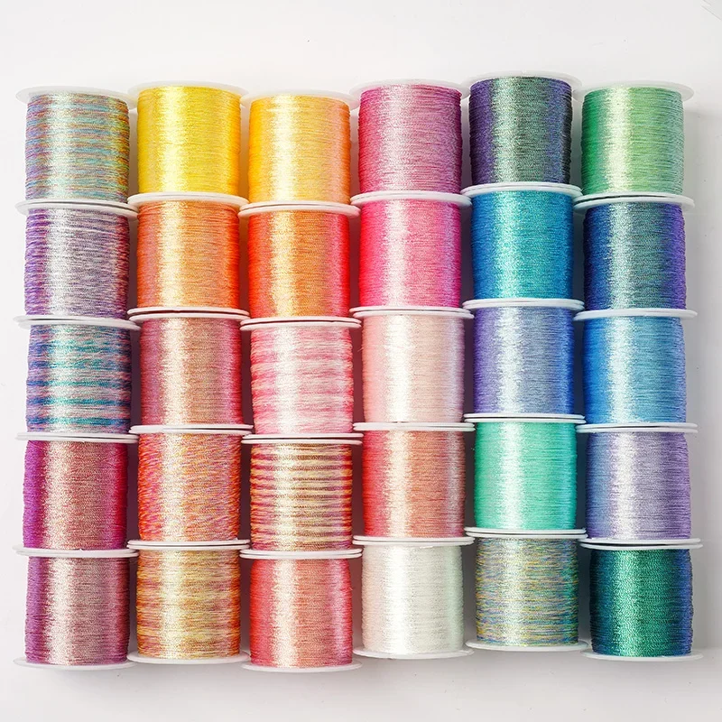 Cuerda colorida de hilo dorado - Jewelry Making Event reseña y precio
