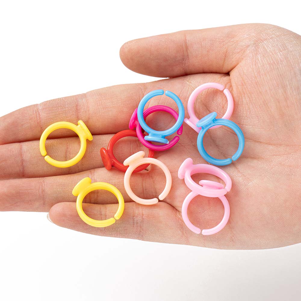 100 Uds. Base de anillos ajust - Jewelry Making 4 Year Old reseña y precio