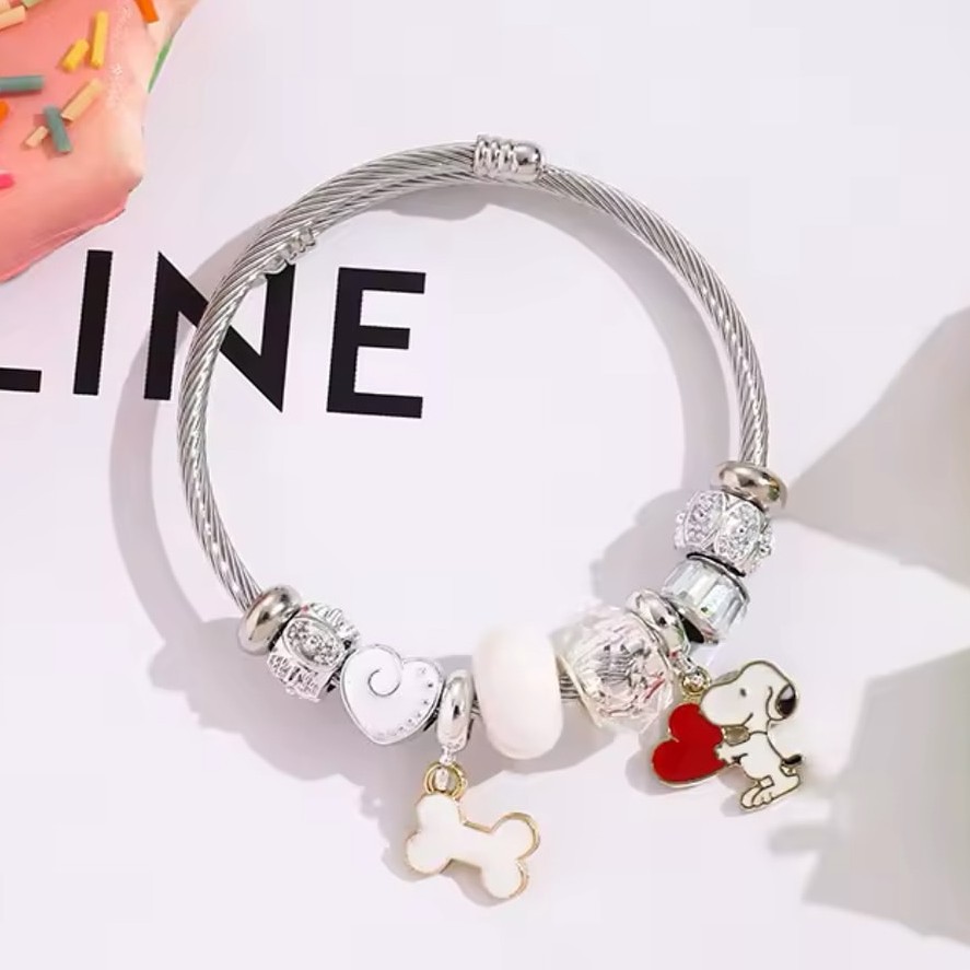 Pulsera de cuentas con diseño  - Jewelry Making Metals reseña y precio