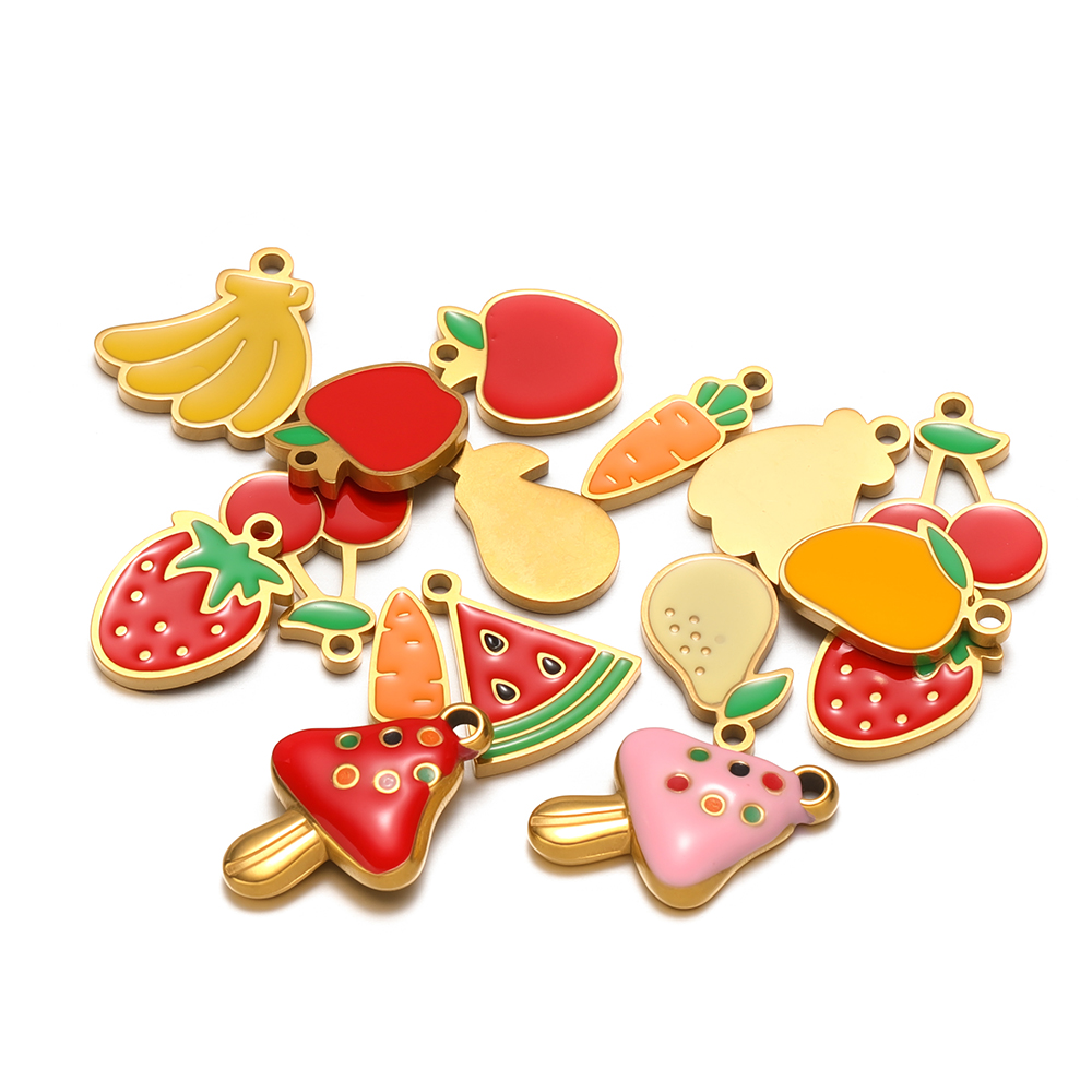 5 uds. De dijes de cereza pequ - Jewelry Making 4 Year Old reseña y precio