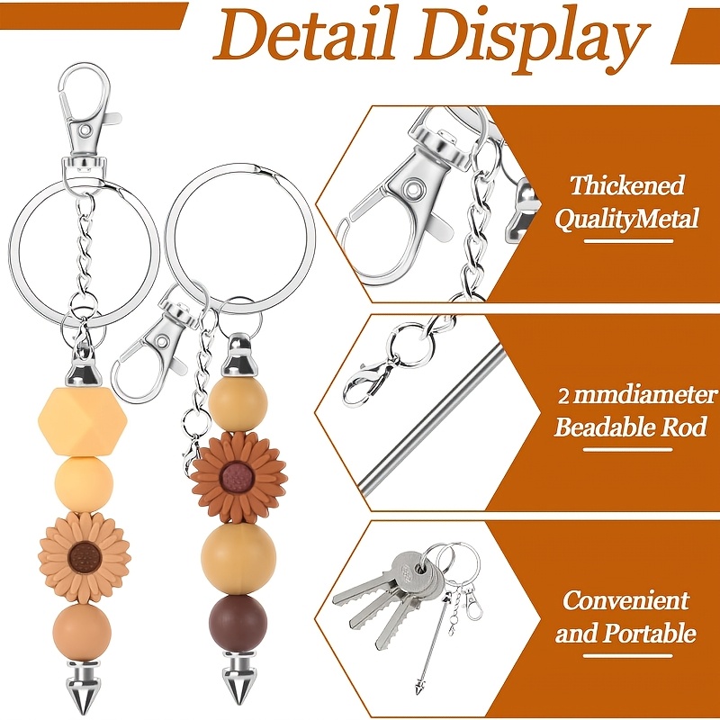 6 Piezas de Llaveros Creativos - Jewelry Making 4 Year Old reseña y precio