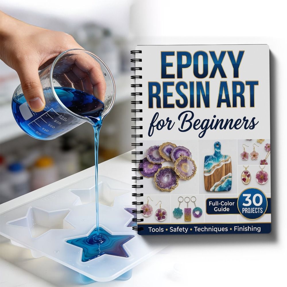 Manual de Arte con Resina Epox - Jewelry Making For Beginners Book reseña y precio