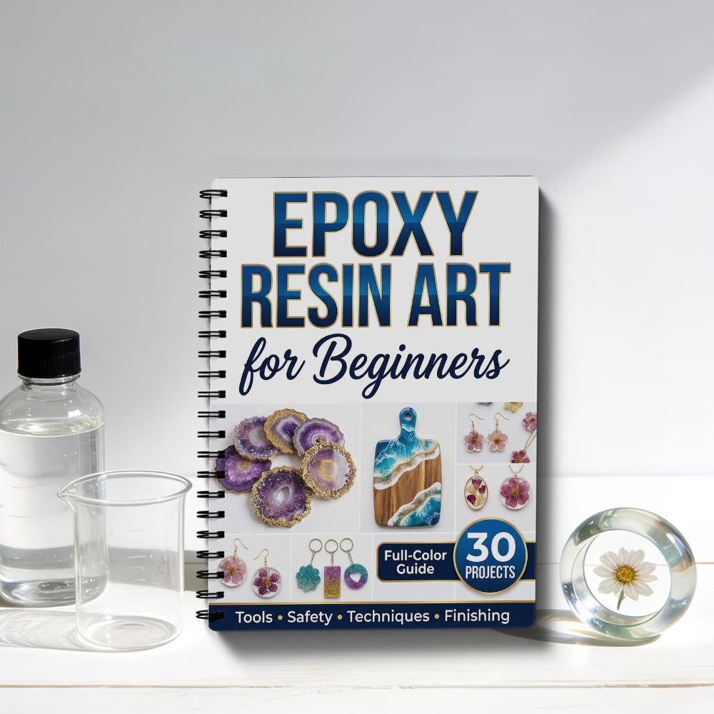 Manual de Arte con Resina Epox - Jewelry Making For Beginners Book reseña y precio
