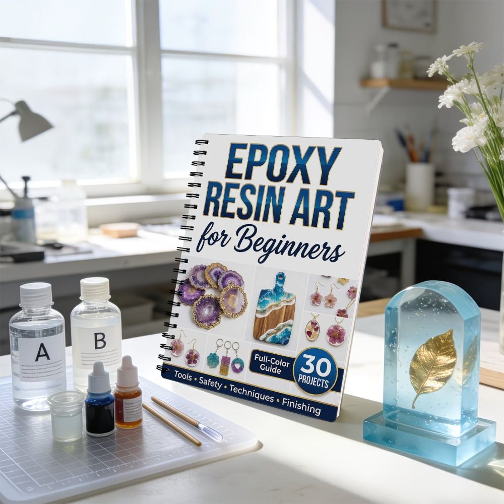 Manual de Arte con Resina Epox - Jewelry Making For Beginners Book reseña y precio