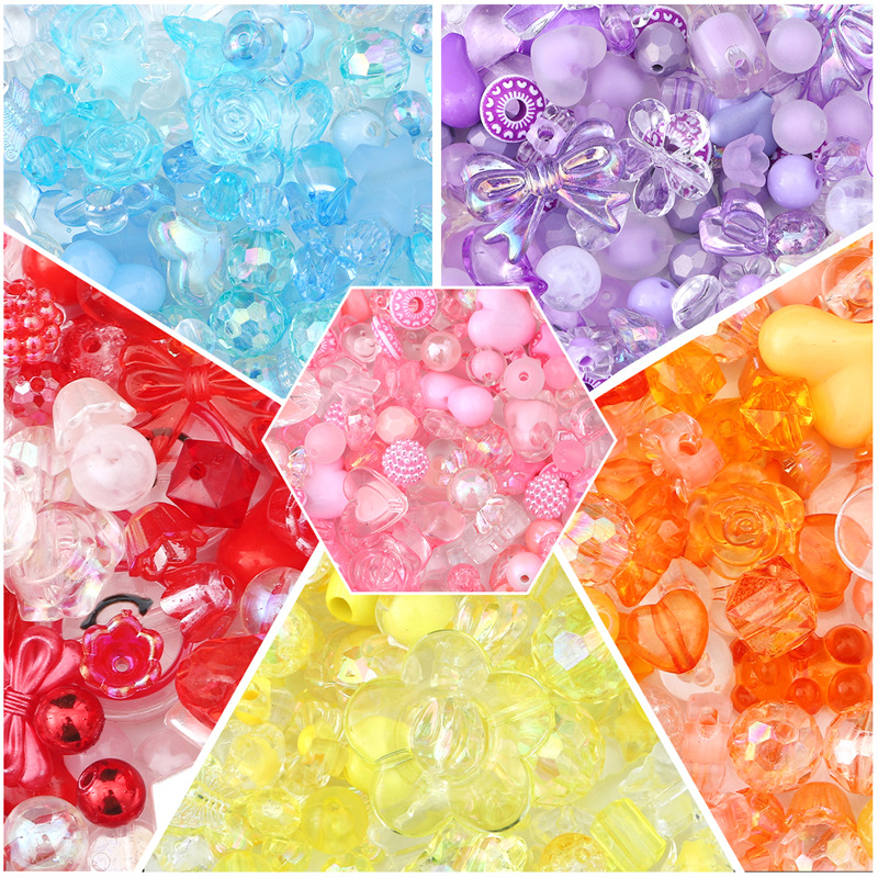 Nueva mezcla de cuentas acríli - Jewelry Making 4 Year Old reseña y precio