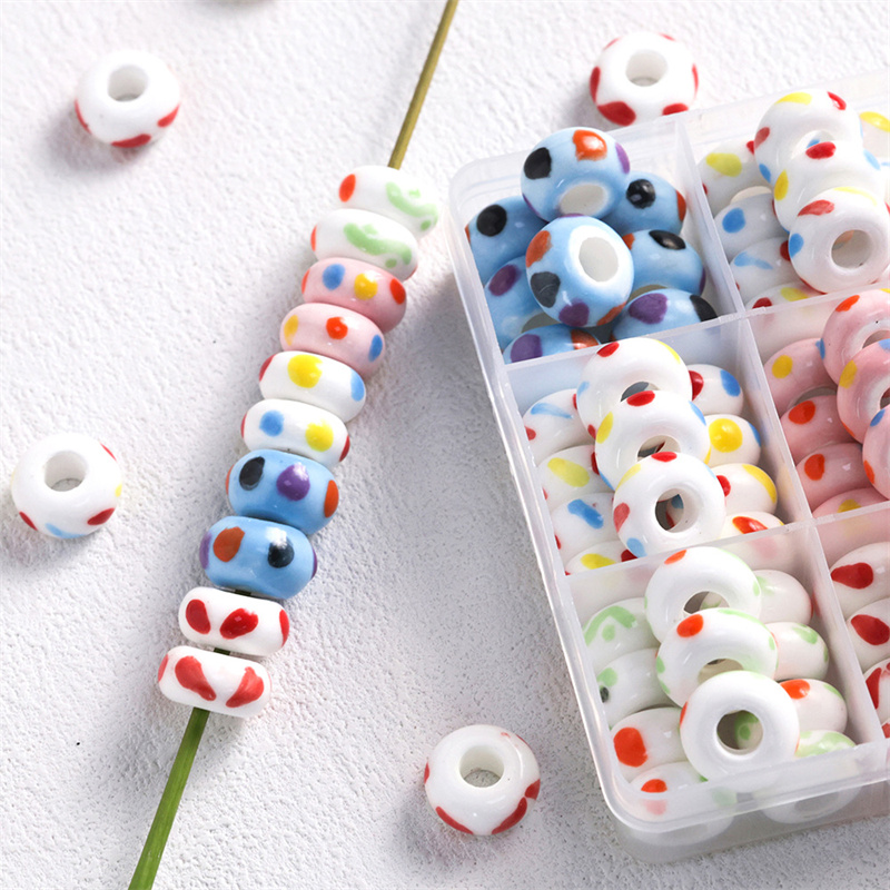 Cuentas sueltas de cerámica co - Jewelry Making 4 Year Old reseña y precio
